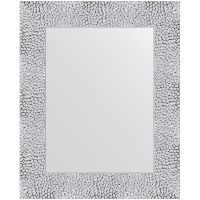 Зеркало Evoform Definite 53х43 в багетной раме - Чеканка белая 70 мм арт-BY 3650 — фото 1, Зеркала в ванную комнату