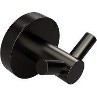 Крючок Bemeta Graphit двойной Антрацит матовый арт-156106032 — фото 1, Крючки для полотенец