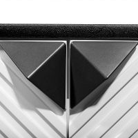 Тумба под раковину Runo Андорра 85 подвесная Белая матовая Черная арт-00-00002018 — фото 3, Тумбы под раковину