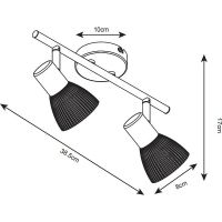Товар: Настенный светильник Artelamp Parry Белый Античная бронза арт-A5062AP-2AB - фото 4 Настенный светильник Artelamp Parry Белый Античная бронза арт-A5062AP-2AB — фото 4, Споты
