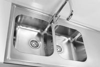 Кухонная мойка Alveus Classic Pro 100 SAT-90 1200x600 Сатинированная сталь арт-1130474 — фото 3, Кухонные мойки