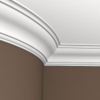 Карниз гибкий Европласт 1.50.133 2000x120x115 мм арт-1.50.133 (гибкий) — фото 2, Карнизы