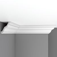 Карниз Decomaster 2400x95x80 мм арт-96625 — фото 1, Карнизы