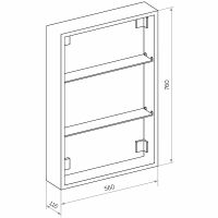 Товар: Зеркальный шкаф Континент Emotion LED 60 с подсветкой Белый арт-МВК028 - фото 14 Зеркальный шкаф Континент Emotion LED 60 с подсветкой Белый арт-МВК028 — фото 14, Зеркальные шкафы в ванную