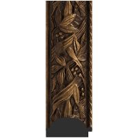 Зеркало Evoform Exclusive 89х59 с фацетом в багетной раме - Византия бронза 99 мм арт-BY 3417 — фото 2, Зеркала в ванную комнату