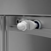 Душевой уголок AM.PM X-Joy Twin Slide 80х80 профиль Хром матовый стекло прозрачное арт-W88E-205-080MT64 — фото 4, Душевые уголки четверть круга