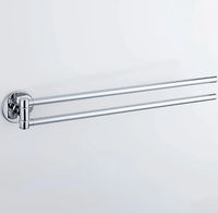 Полотенцедержатель Frap F38 поворотный Хром арт-F3812 — фото 2, Полотенцедержатели