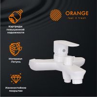 Душевая система Orange Aristo Белая арт-M19-933w — фото 4, Душевые стойки