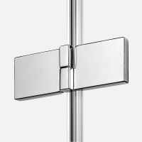 Душевой уголок New Trendy Avexa Chrome 120х110 L профиль Хром стекло прозрачное арт-EXK-1511 — фото 6, Прямоугольные душевые уголки