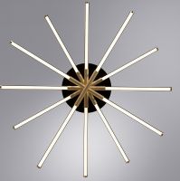 Люстра Artelamp Fernando Белая Золото Черная арт-A2199PL-6BK — фото 3, Люстры