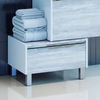 Тумба Aquaton Капри 55 Бетон пайн Белая арт-1A231003KPDA0 — фото 6, Комоды и тумбы для ванной комнаты
