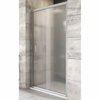 Душевая дверь Ravak Blix BLDP2-100 профиль Сатин стекло Grape арт-0PVA0U00ZG — фото 1, Раздвижные душевые двери