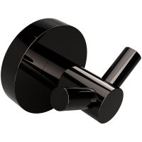 Товар: Крючок Bemeta Hematit двойной Антрацит глянец арт-159106032 - фото 1 Крючок Bemeta Hematit двойной Антрацит глянец арт-159106032 — фото 1, Крючки для полотенец