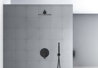 Душевая система Aquatek Бетта Черная матовая арт-AQ1172MB — фото 7, Встраиваемые душевые комплекты