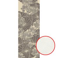 Фреска Ortograf Grafika Natura 31505 Фактура флок FLK Флизелин (1*2,7) Бежевый/Серый, Цветы арт-31505 (флок FLK) — фото 1, Фрески
