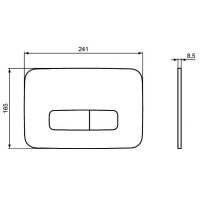 Товар: Клавиша смыва Ideal Standard Oleas M3 Silver Storm арт-R0459GN - фото 3 Клавиша смыва Ideal Standard Oleas M3 Silver Storm арт-R0459GN — фото 3, Кнопки смыва