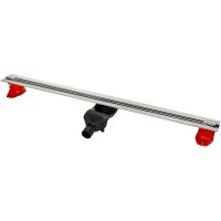 Душевой лоток Berges Super Slim 1200 с решеткой Хром матовый арт-090184 — фото 1, Душевые лотки