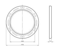 Зеркало Migliore CDB 75 Золото арт-30584 — фото 2, Зеркала в ванную комнату