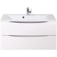 Тумба под раковину BelBagno Marino 80 подвесная Bianco Lucido арт-MARINO-800-2C-SO-BL-P — фото 1, Тумбы под раковину