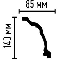 Карниз Decomaster 2400x140x85 мм арт-95093 — фото 2, Карнизы