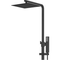 Душевая система Agger Great Черная матовая арт-A2893344 — фото 7, Душевые стойки