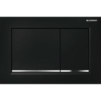Клавиша смыва Geberit Omega 30 Черная Хром глянцевый арт-115.080.KM.1 — фото 1, Кнопки смыва