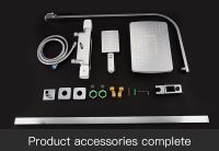 Душевая система Gappo G07 с термостатом Белая Хром арт-G2407-50 — фото 13, Душевые стойки