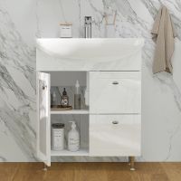 Товар: Тумба под раковину Volna Milena 70.1D.2Y Белая арт-tnMILENA70.1D.2Y-01 - фото 3 Тумба под раковину Volna Milena 70.1D.2Y Белая арт-tnMILENA70.1D.2Y-01 — фото 3, Тумбы под раковину