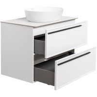 Тумба под раковину La Fenice Elba 80 подвесная Белая матовая арт-FNC-01-ELB-B-80-2 — фото 4, Тумбы под раковину