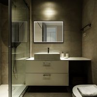 Зеркало Abber See 80 с подсветкой Черное с бесконтактным выключателем и диммером арт-AG6110SCL-0.8 — фото 2, Зеркала в ванную комнату