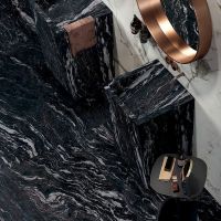 Керамогранит ABK Sensi Gems Titanium Black Lux+ 60x120 см арт-PF60005341 — фото 4, Керамогранит