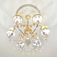 Товар: Розетка потолочная Европласт 525x50x525 мм арт-1.56.022 - фото 2 Розетка потолочная Европласт 525x50x525 мм арт-1.56.022 — фото 2, Розетки потолочные