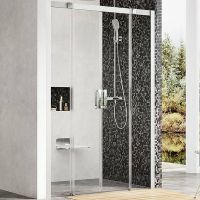 Душевая дверь Ravak Matrix MSD4-200 профиль Сатин стекло Transparent арт-0WKK0U00Z1 — фото 1, Раздвижные душевые двери