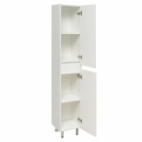 Шкаф пенал Runo Лада 30 Белый арт-00-00001166 — фото 2, Пеналы для ванной комнаты