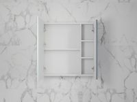 Зеркальный шкаф Style Line Стокгольм 70 Графит софт арт-ЛС-00002323 — фото 3, Зеркальные шкафы в ванную