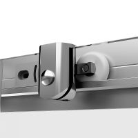 Душевой уголок AM.PM Sunny 100х100 профиль Хром матовый стекло прозрачное арт-W87G-403-100100-MT — фото 5, Квадратные душевые уголки