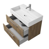 Тумба под раковину Creto Tivoli 80 подвесная Bamenda арт-8-1377BA — фото 3, Тумбы под раковину