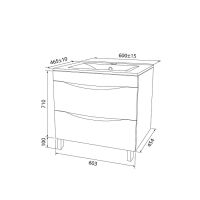 Товар: Тумба с раковиной Iddis Cloud 60 Белая арт-CLO60WFi95K - фото 6 Тумба с раковиной Iddis Cloud 60 Белая арт-CLO60WFi95K — фото 6, Тумбы с раковиной