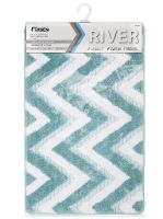 Коврик для ванной комнаты Fixsen River 800х500 Голубой арт-FX-5004C — фото 2, Коврики для ванной комнаты
