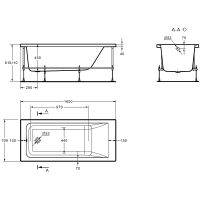 Товар: Акриловая ванна Roca Easy 160x70 без гидромассажа арт-ZRU9307663 - фото 9 Акриловая ванна Roca Easy 160x70 без гидромассажа арт-ZRU9307663 — фото 9, Акриловые ванны