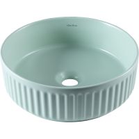 Раковина-чаша Allen Brau Fantasy Line 36 Мятная арт-4.11032.MT — фото 5, Раковины накладные