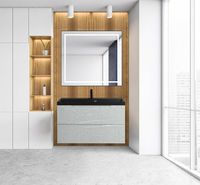 Тумба под раковину BelBagno Vittoria 100 подвесная Toros Bianco арт-VITTORIA-1000-2C-SO-TB-P — фото 12, Тумбы под раковину