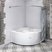 Карниз для ванны Radomir Сандра 149x149 Хром арт-1-12-2-0-0-221 — фото 1, Карнизы для ванной