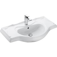 Раковина Roca America 85 Белая арт-327206000 — фото 1, Раковины встраиваемые сверху