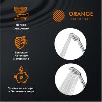 Душевой гарнитур Orange O-Shower Хром арт-OS910cr — фото 3, Душевые гарнитуры на штанге