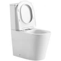 Товар: Унитаз компакт Abber Bequem Белый матовый с бачком и сиденьем Микролифт арт-AC1112TMW - фото 5 Унитаз компакт Abber Bequem Белый матовый с бачком и сиденьем Микролифт арт-AC1112TMW — фото 5, Напольные унитазы