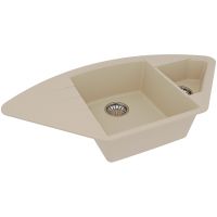 Кухонная мойка Lemark Irkana 980 Бежевая арт-9910044 — фото 2, Кухонные мойки