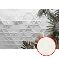 Фреска Ortograf Forma 32621 Фактура флок FLK Флизелин (4*2,7) Белый/Зеленый, Геометрия/Листья арт-32621 (флок FLK) — фото 1, Фрески