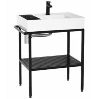 Товар: Тумба с раковиной Creavit Arya 68 Черная арт-AR065-M+AR065 - фото 1 Тумба с раковиной Creavit Arya 68 Черная арт-AR065-M+AR065 — фото 1, Тумбы с раковиной