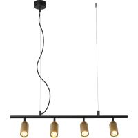 Подвесной светильник Crystal Lux Черный Золото арт-CLT 015C4 L800 BL-GO — фото 3, Подвесные светильники